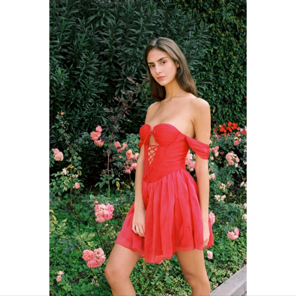 Adeirlina La Festa Red Mini Dress